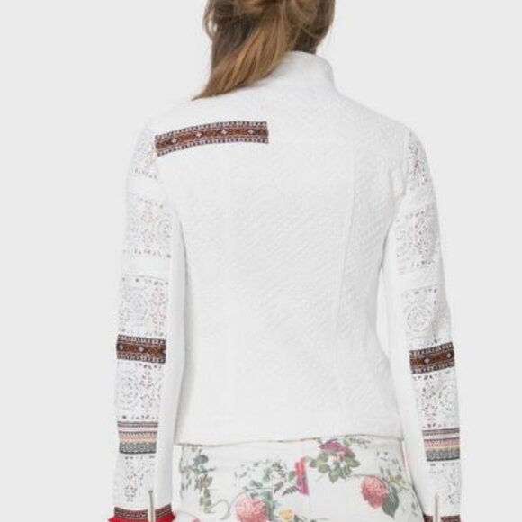 Gorgeous Desigual Whte Jacket CHAMALEON - Picture 2 of 12